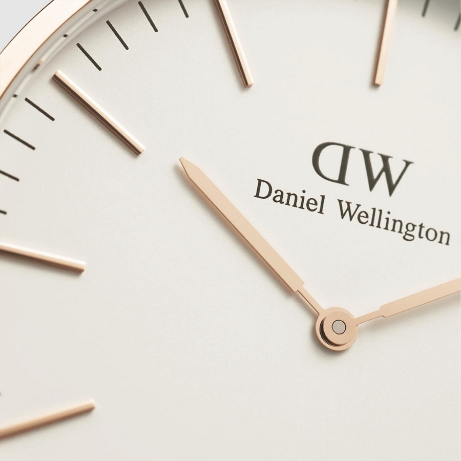 Đồng Hồ Dw Daniel Wallington Classic Cornwall Nam Trắng Đen Vàng